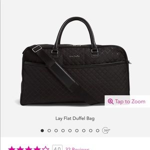 Vera Bradley Black Duffel Bag